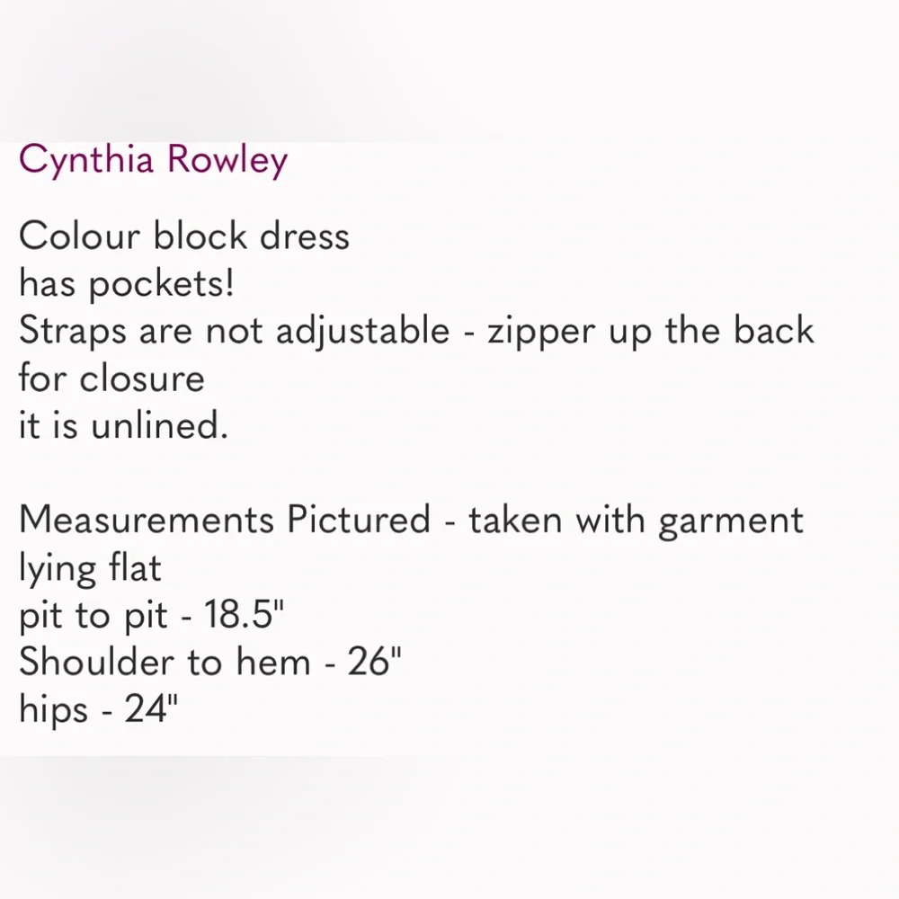 CYNTHIA ROWLEY | 100% Linen Sundress with pockets - Picture 10 of 10